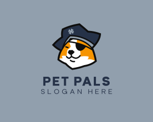 Pirate Dog Pet logo design