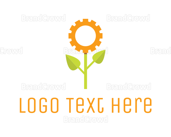 Sunflower Gear Plant Logo