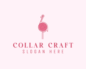 Weaving Crochet Yarn logo design