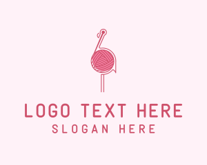 Yarn - Weaving Crochet Yarn logo design