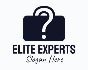 Profession - Question Briefcase Mystery logo design