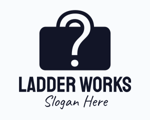 Question Briefcase Mystery logo design