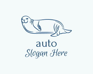 Blue Seal Animal  Logo