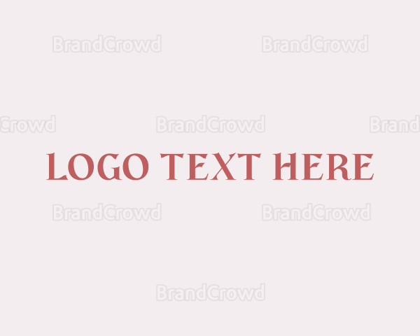 Luxurious Elegant Brand Logo