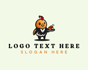 Restaurant - Chicken Waiter Restaurant logo design