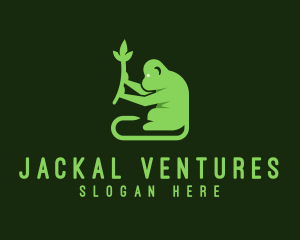 Natural Plant Monkey logo design