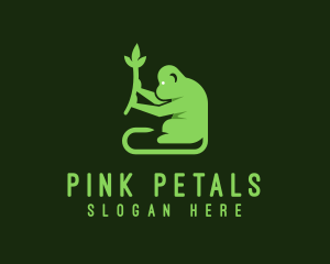 Natural Plant Monkey logo design