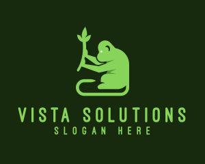 Natural Plant Monkey logo design