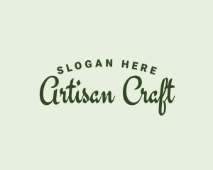 Crafty - Crafty Script Wordmark logo design