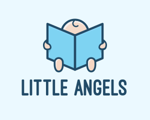 Baby Bedtime Story Book logo design