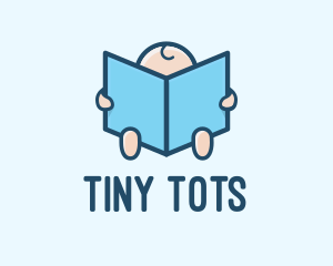 Pediatrics - Baby Bedtime Story Book logo design