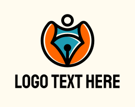 Superhero - Creative Pen Superhero logo design
