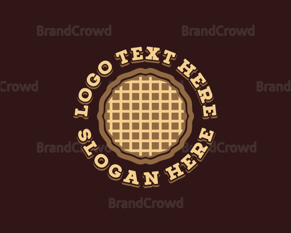 Sweet Waffle Baking Logo