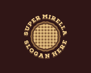 Sweet Waffle Baking Logo