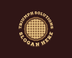 Sweet Waffle Baking Logo