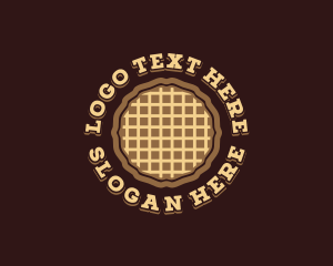 Sweet Waffle Baking Logo