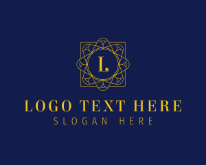 Elegant Jewel Flower Logo