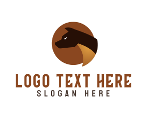 Shelter - Modern Canine Security logo design