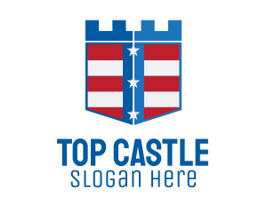 American Castle Shield logo design