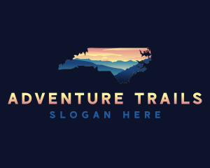 Mountain Outdoor North Carolina logo design