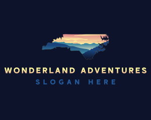 Mountain Outdoor North Carolina logo design