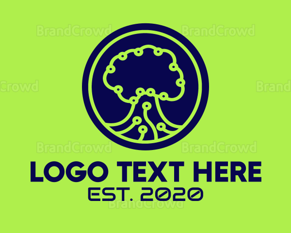 Green Tech Tree Logo