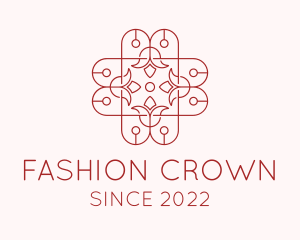 Organic Flower Cosmetics Fashion  logo design