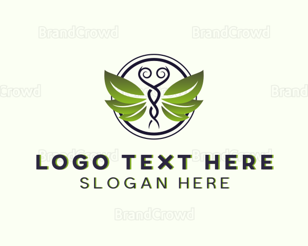 Herbal Leaf Medicine Logo