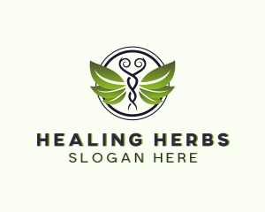 Medicinal - Herbal Leaf Medicine logo design