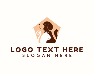 Kitten - Pet Shelter Veterinarian logo design