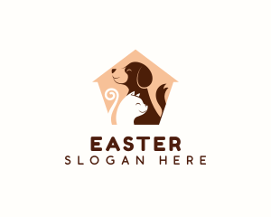 Pet Shelter Veterinarian Logo