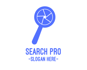 Search - Blue Shutter Search logo design