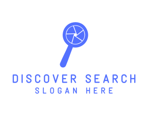 Blue Shutter Search  logo design