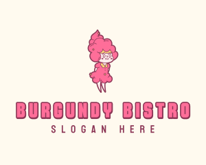 Cotton Candy Girl logo design