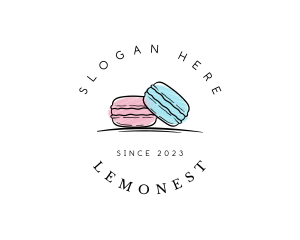 Macaron Dessert Bakeshop Logo