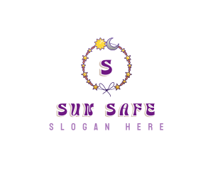 Sun Moon Beads logo design