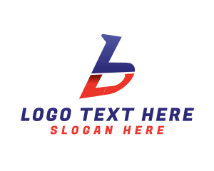 Public Relations - Business Tech Letter B logo design