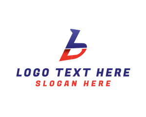 Growth - Business Tech Letter B logo design