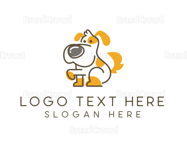 Dog Pet Veterinary Logo