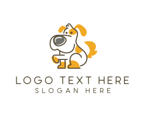 Puppy - Dog Pet Veterinary logo design
