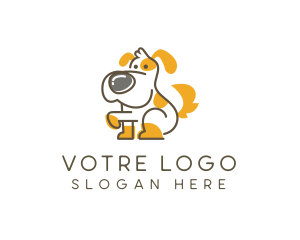 Hound - Dog Pet Veterinary logo design