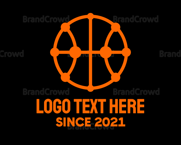 Basketball Circuit Ball Logo