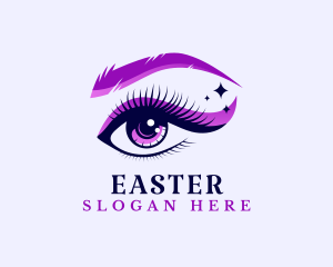 Eyelashes - Beauty Eyelashes Salon logo design