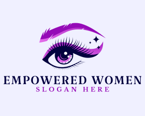 Beauty Eyelashes Salon logo design