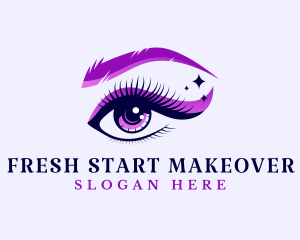 Beauty Eyelashes Salon logo design