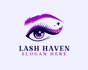 Beauty Eyelashes Salon logo design