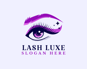 Beauty Eyelashes Salon logo design