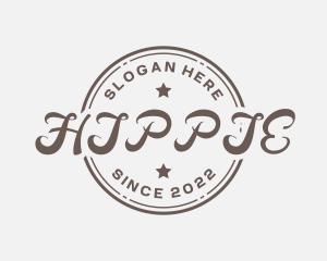 Hippie Script Business logo design
