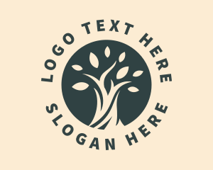Sustainabilty - Tree Planting Agriculture logo design
