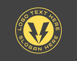 Flash - Electric Energy Charger logo design